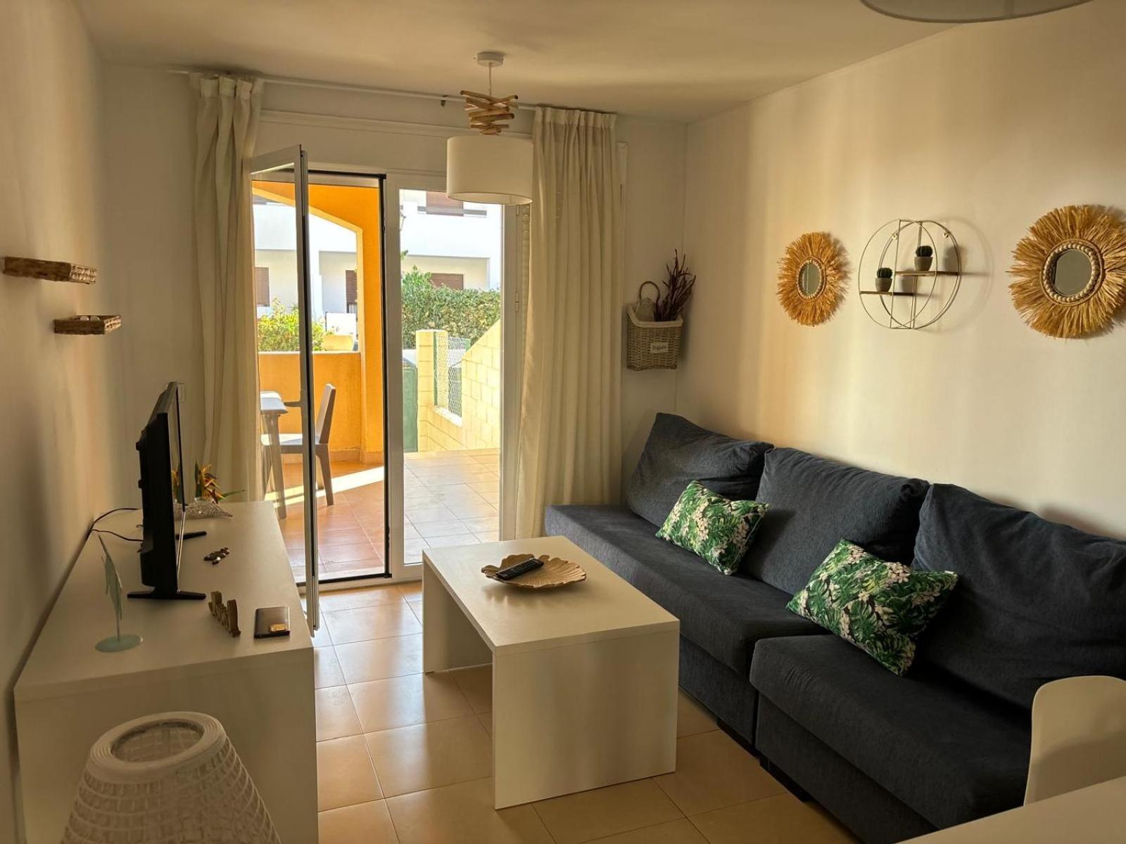 شقة Bajo Con Jardin A Pie De Playa Y Piscina Comunitaria Con Jacuzzi Playas de Vera المظهر الخارجي الصورة